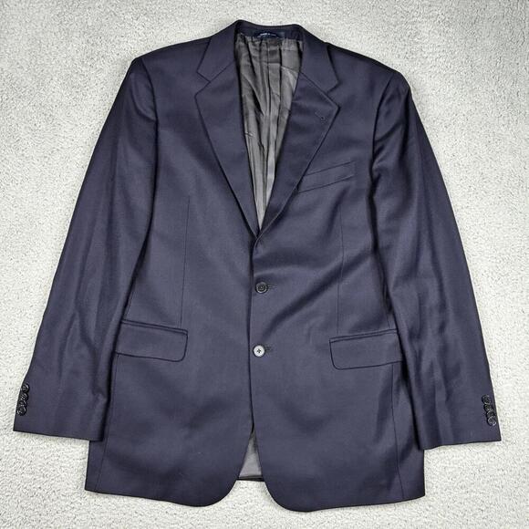 Joseph Abboud Other - Joseph Abboud 42L Men’s Blue Wool Blazer Sport Coat Loro Piana Fabric